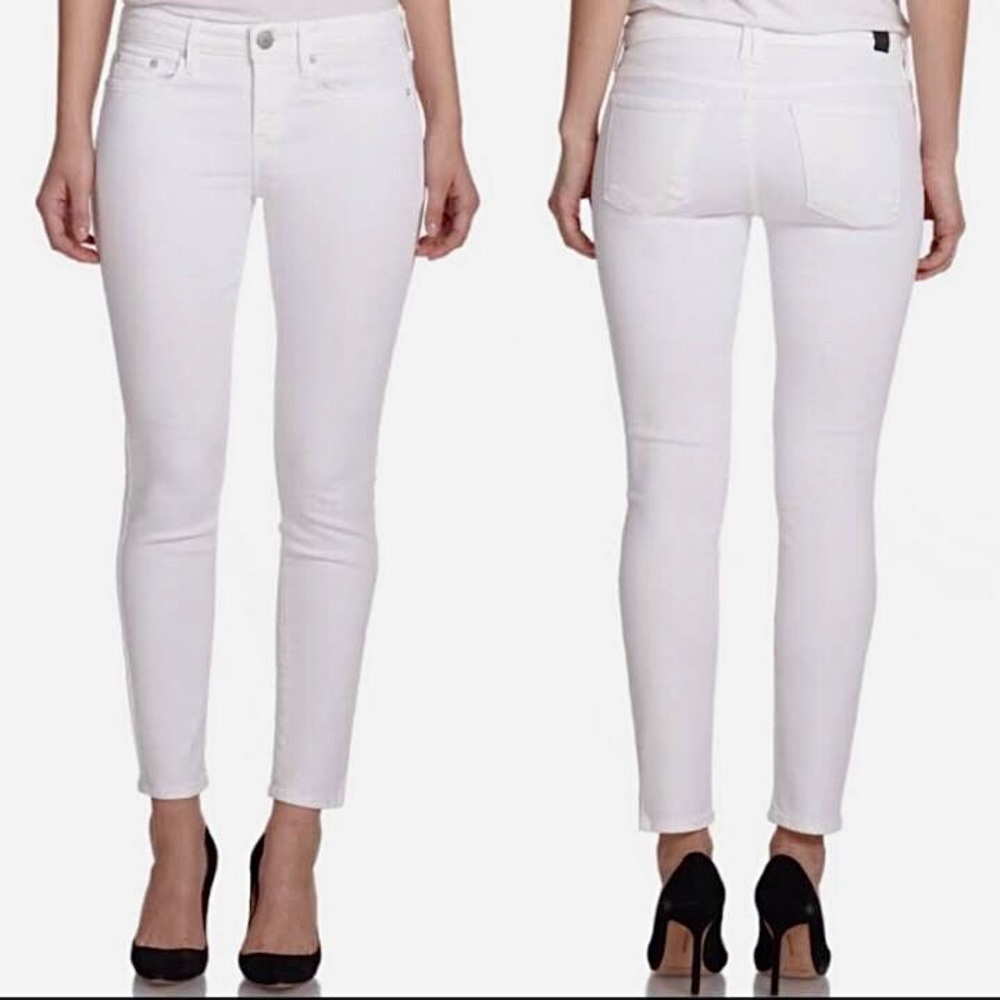 Vince Dylan Skinny Jeans in White Size 24